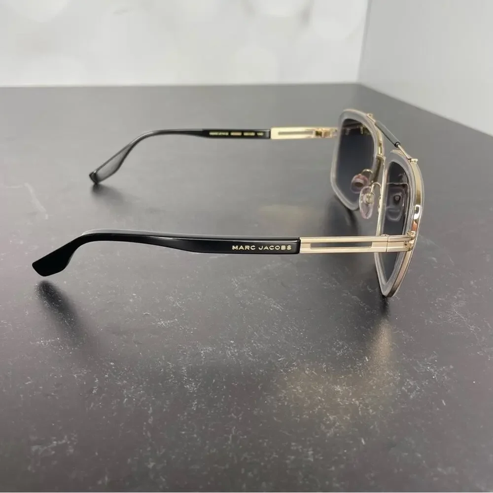 Marc Jacobs MARC 674/S 900/9O CRYSTAL Metal Sunglasses Men’s Sz 55-20-145